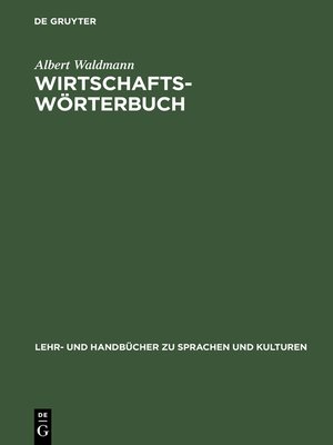 cover image of Wirtschaftswörterbuch